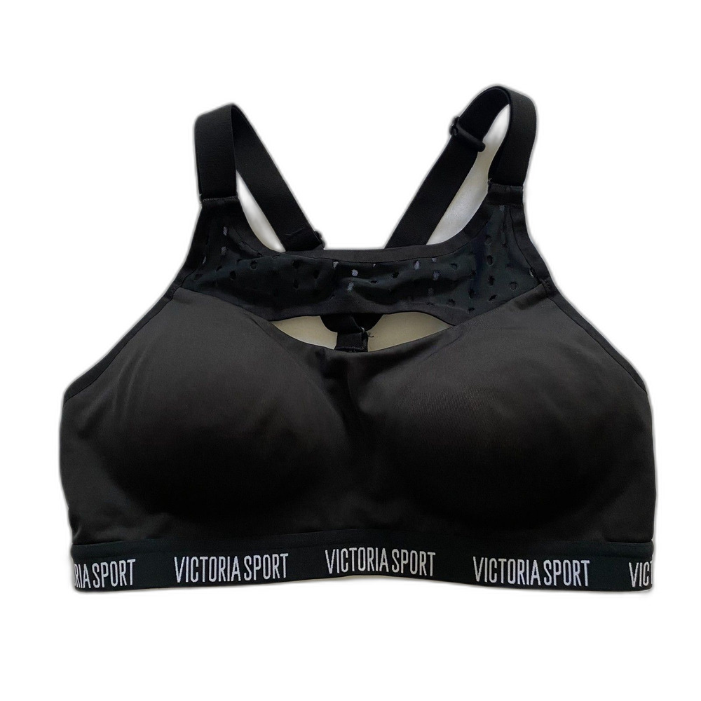 Victoria's Secret Sport Bra Women's Size S Black  Sportwear Athleisure